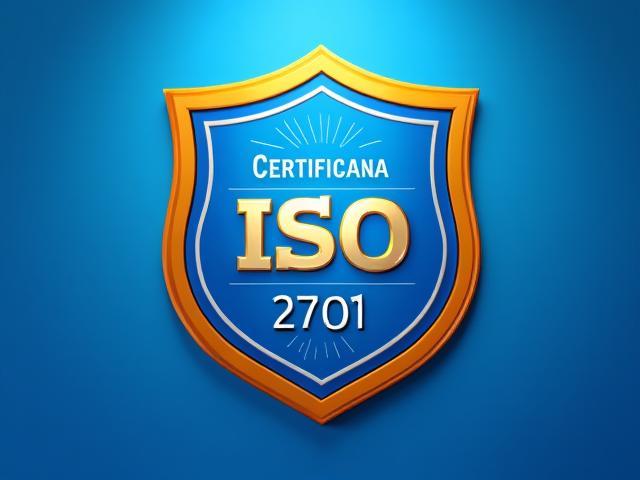 Insignia de la Certificación ISO 27001 obtenida en seguridad de información